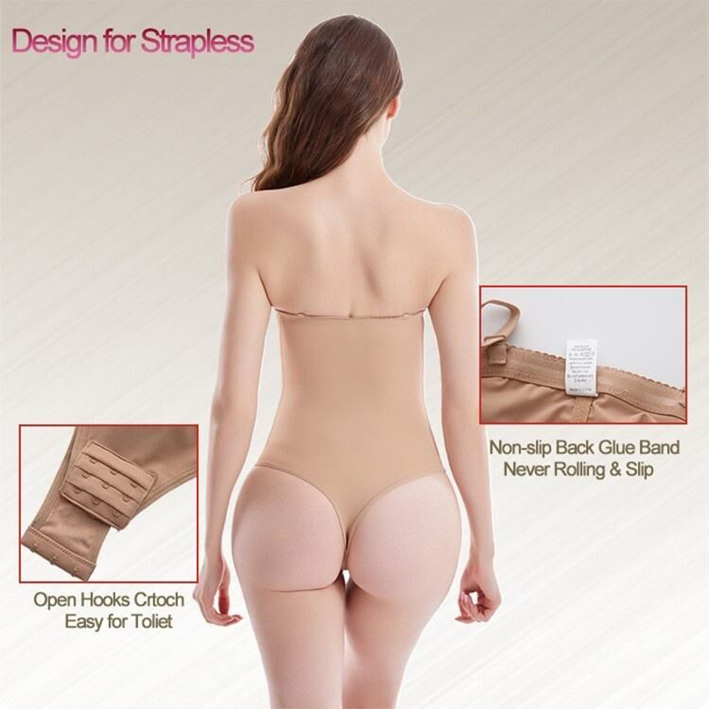 Strapless Invisible Tummy Cont - Shapewear Bodysuit Firm review and price