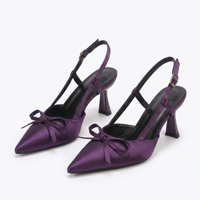 Women's Elegant Purple Satin P - Slip Dress Satin review and price