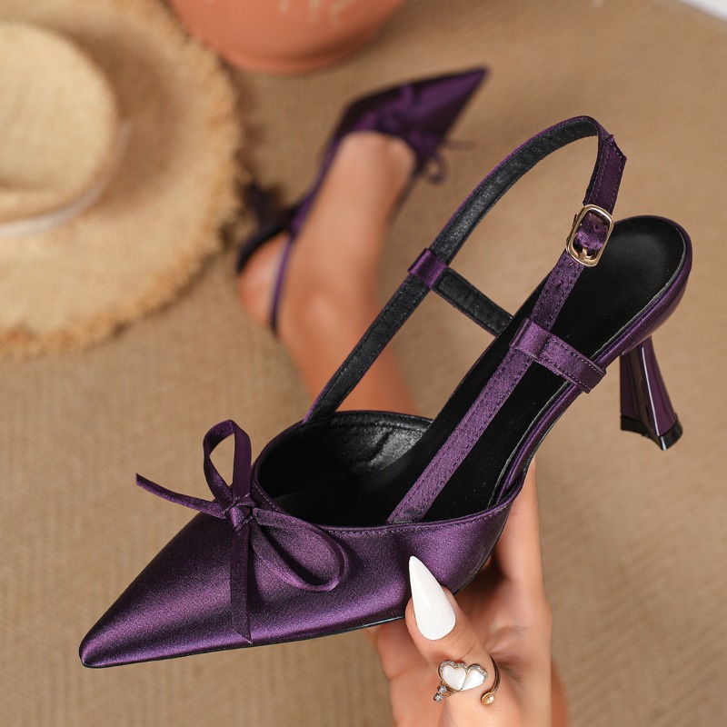 Women's Elegant Purple Satin P - Slip Dress Satin review and price