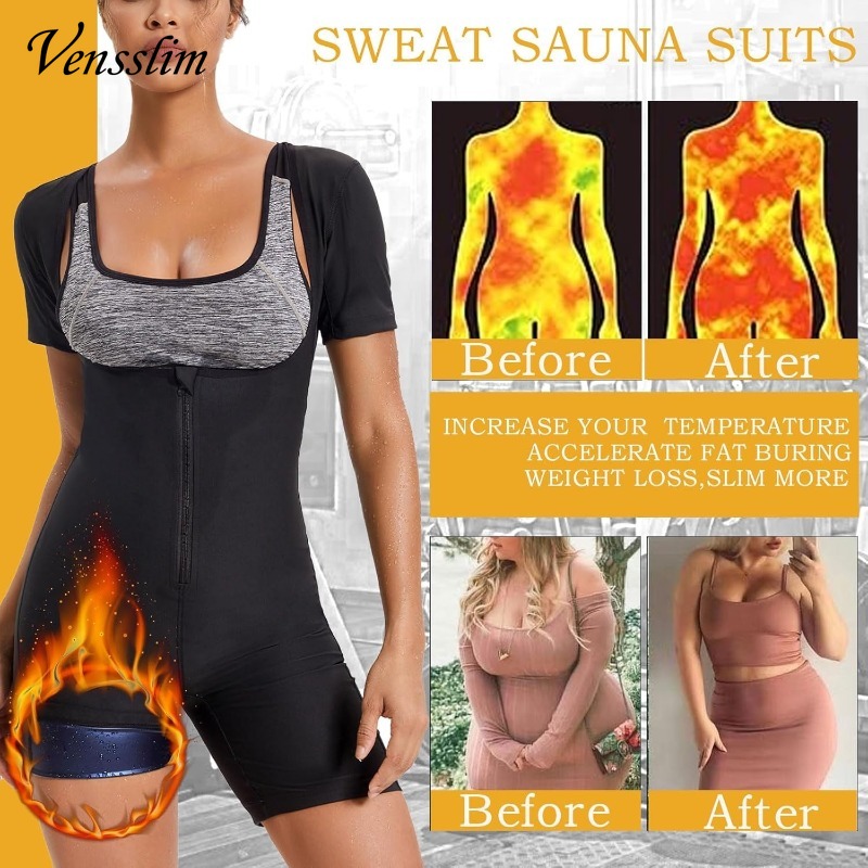 Vensslim Full Body Shaper Saun - Shapewear Bodysuit Firm review and price