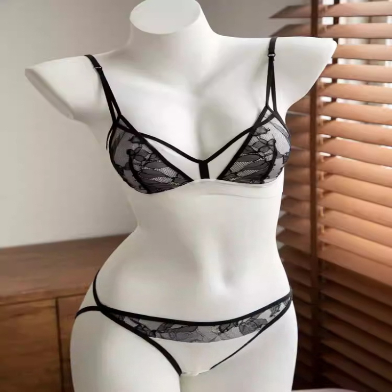 Women French Lace Non Padded B - Bralette Wireless Soft review and price