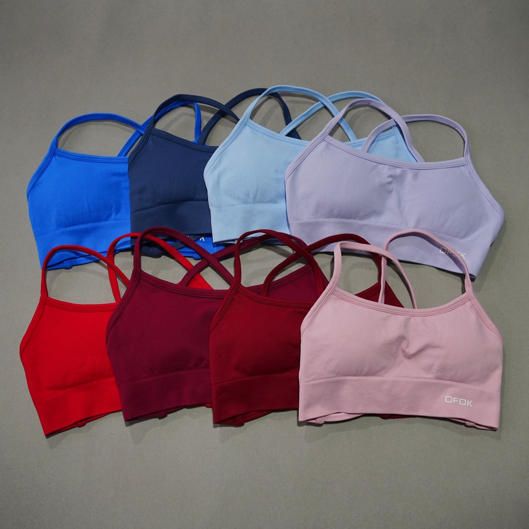 DFDK Ribbed Seamless Cross Bac - Push Up Bra Padded review and price