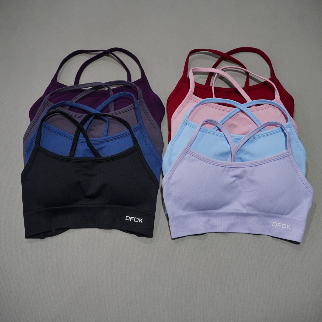 DFDK Ribbed Seamless Cross Bac - Push Up Bra Padded review and price