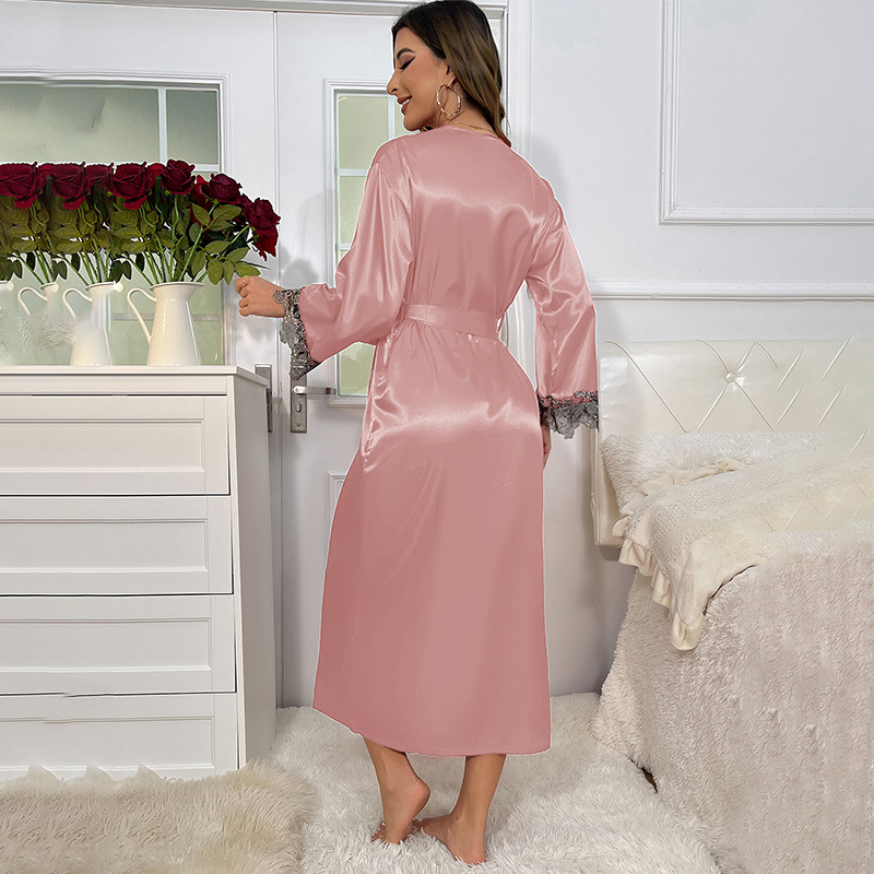 Premium Women’s Autumn Winter  - Robe Silk Women review and price